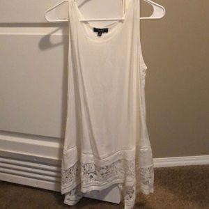 Very J white tank top